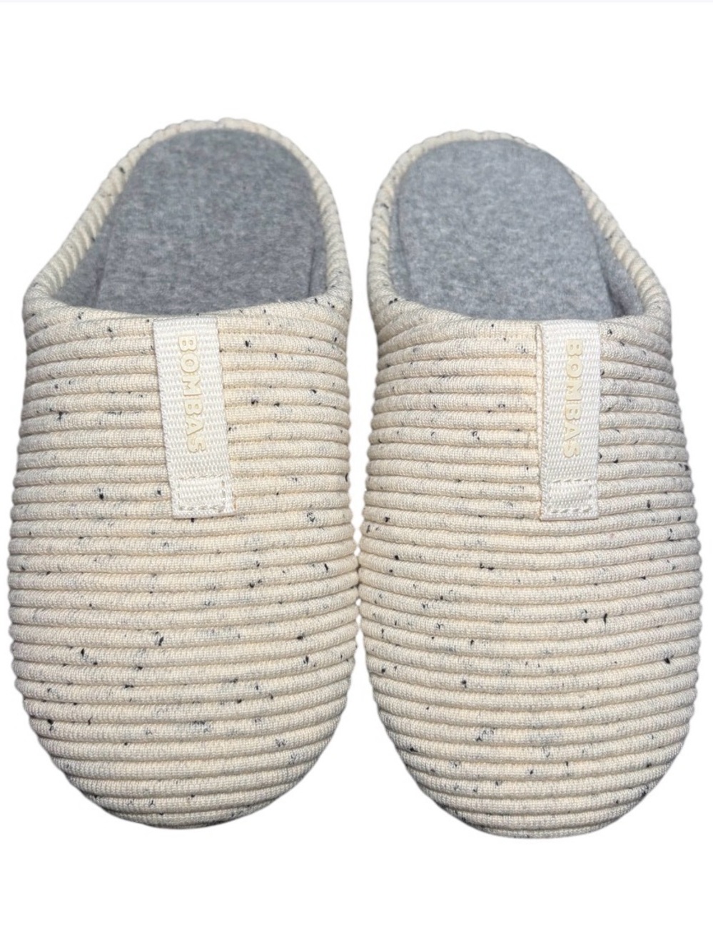 Bombas Nest Slippers Women’s 5 Soft White Donegal Cozy Slip On